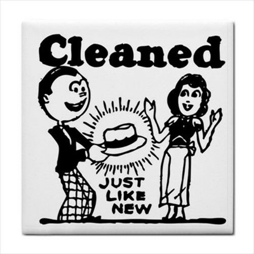 Laundry Vintage Ad Decorative Kitchen Ceramic Tile Ceramic Tile