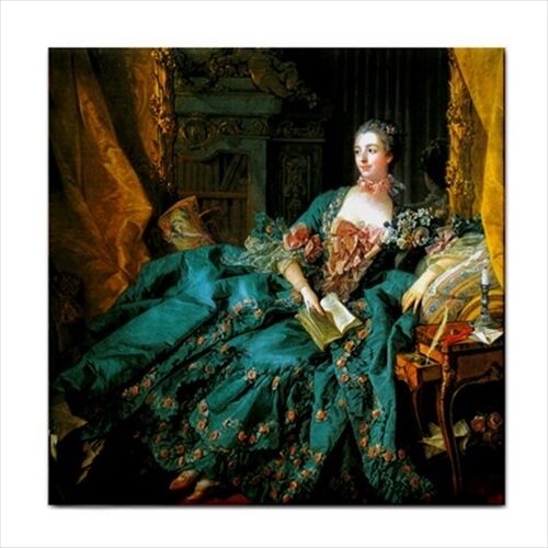 Madame De Pompadour Francois Boucher Rococo Art Decorative Ceramic Tile Ceramic Tile