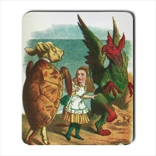Mock Turtle Alice In Wonderland Color Art Computer Mouse Pad Mat Mouse Pad