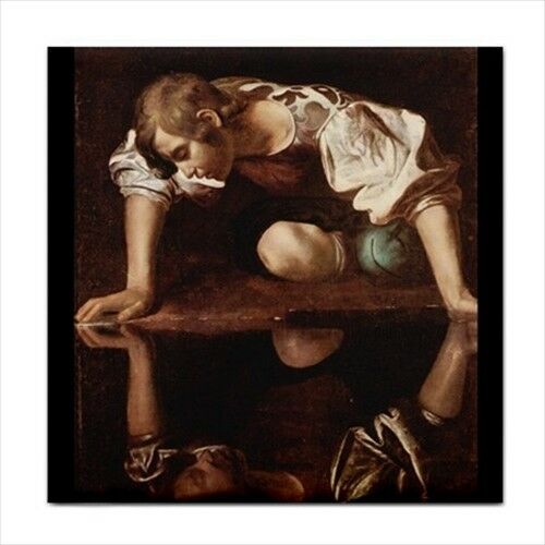 Narcissus Caravaggio Art Ceramic Tile Ceramic Tile