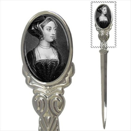 Queen Anne Boleyn Henry VIII Wife Black And White Art Mail Letter Opener Letter Opener