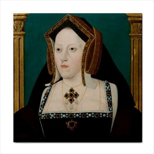 Queen Catherine Of Aragon Henry V Wife Art Decorative Coaster Ceramic Tile