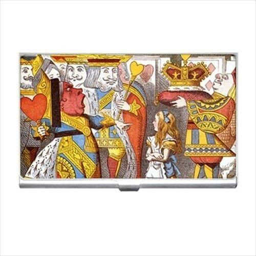Alice In Wonderland Queen Of Hearts Color Business Credit Card Holder Case Business Card Holder
