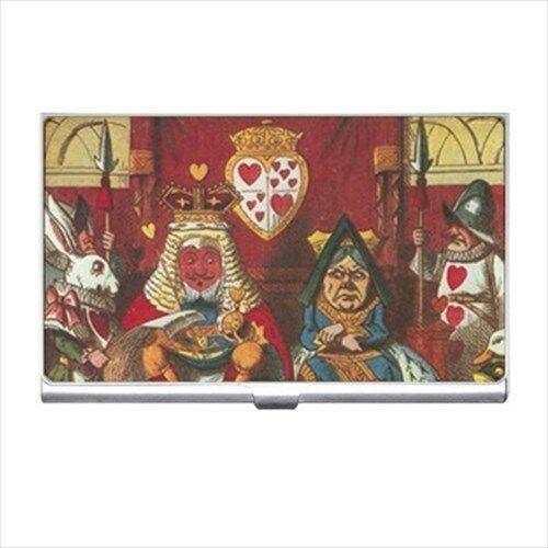 Queen Of Hearts Court Alice In Wonderland Business Credit Card Holder Business Card Holder