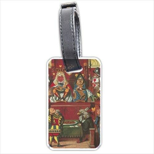 Queen Of Hearts Alice In Wonderland Art Personalized Luggage Tag Luggage Tags