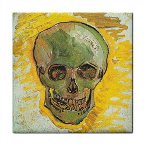 Skull Vincent Van Gogh Art Decorative Ceramic Tile Ceramic Tile