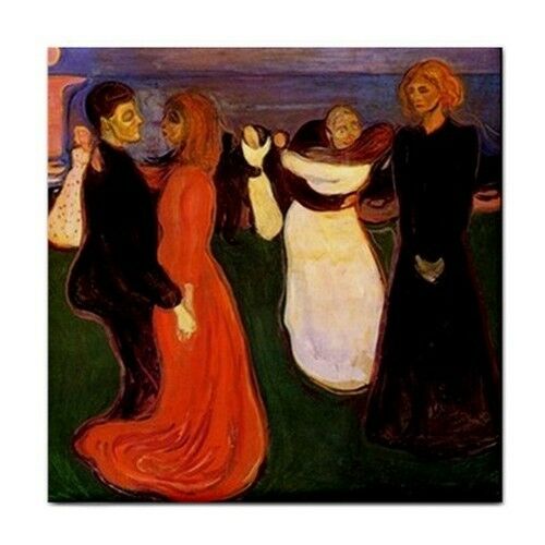 The Dance Of Life Edvard Munch Art Decorative Ceramic Tile Ceramic Tile