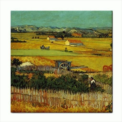 The Harvest Vincent Van Gogh Art Ceramic Tile Ceramic Tile