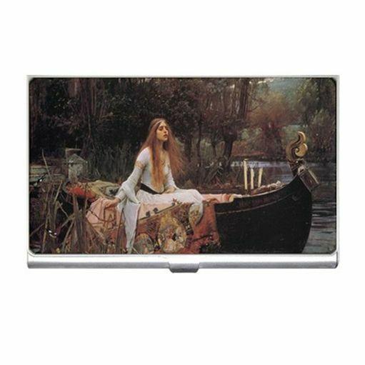 The Lady of Shalott Art Business Credit Card Case Holder Case Business Card Holder