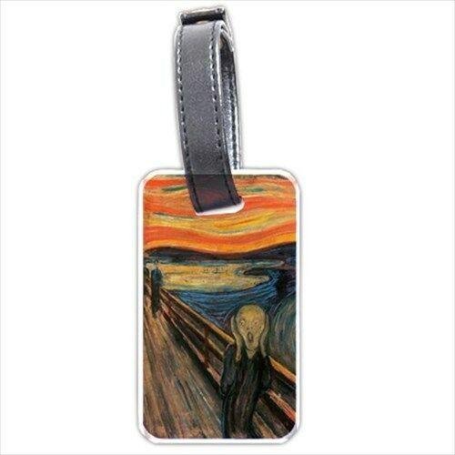 The Scream Edvard Munch Art Personalized Luggage Tag