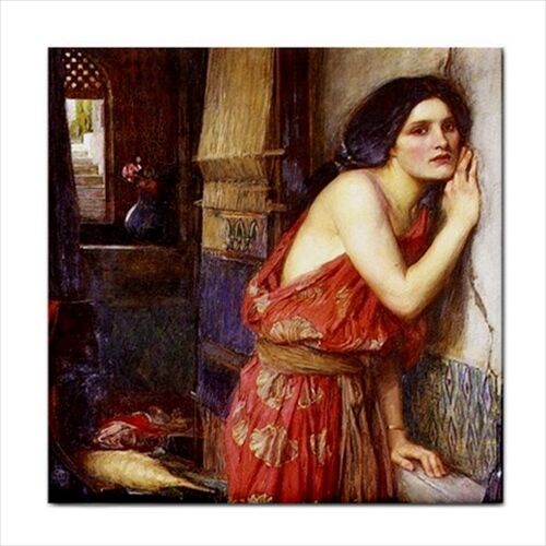Thisbe Woman Female Waterhouse Art Decorative Ceramic Tile Ceramic Tile