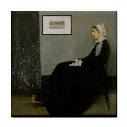 Whistler's Mother James McNeill Art Detail Ceramic Tile Ceramic Tile