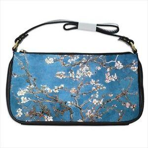 Almond Tree Blossom Art Vincent Van Gogh Art Black Clutch Purse Art Clutch Fashion Flowers Ladies Novelty Purse Van Gogh Purse