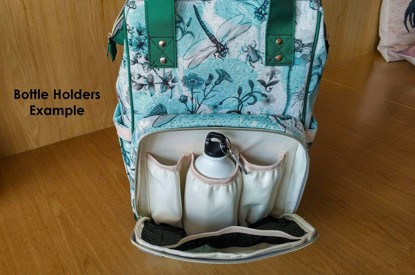 Diaper Bag Backpack Blue William Morris Pattern Blue Diaper Backpack Diaper Bag Diaper Bag Backpack Floral Pattern Unisex William Morris World Travel