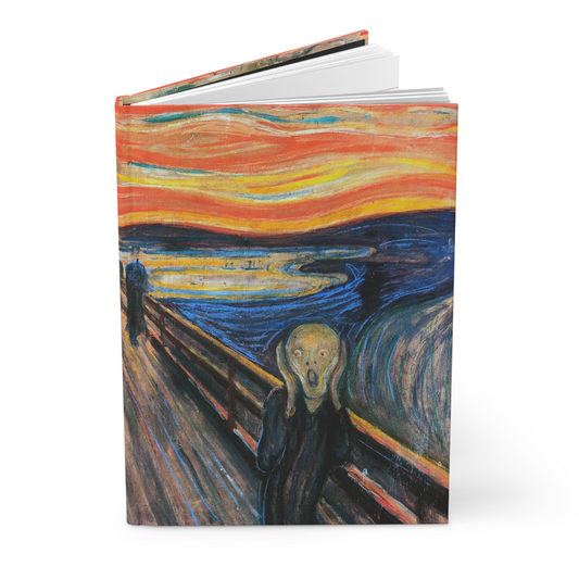 The Scream Hardcover Journal 150 Page Lined Notebook Hardcover Journal Journal Notebook Office Accessory Office Products Office Supplies Hardcover Journal