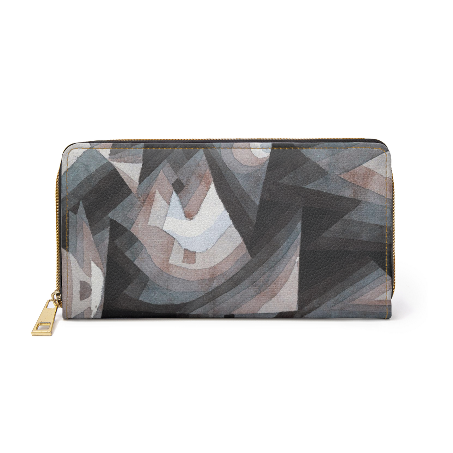 Paul Klee Abstract Art Gray Zipper Wallet Faux Leather Abstract Art Art Gray Paul Klee wallet Zipper Wallet Zippered Wallet