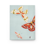 Japanese Butterflies Art Hardcover Journal 150 Page Lined Notebook