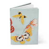 Japanese Butterflies Art Hardcover Journal 150 Page Lined Notebook