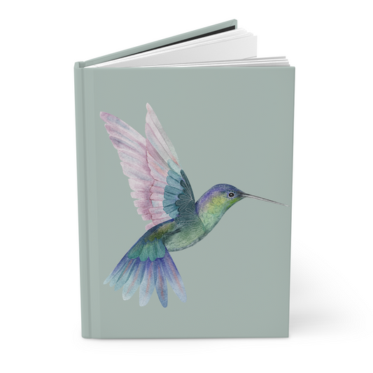 Hummingbird Art Hardcover Journal 150 Page Lined Notebook Hardcover Journal Journal Notebook Office Accessory Office Products Office Supplies Hardcover Journal