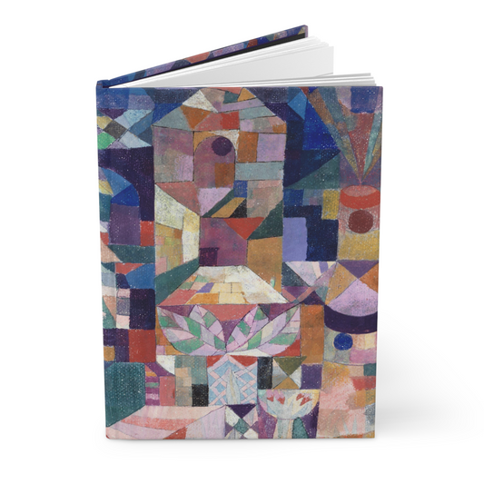 Paul Klee Burggarten Abstract Art Hardcover Journal 150 Page Lined Notebook Hardcover Journal Journal Notebook Office Accessory Office Products Office Supplies Hardcover Journal