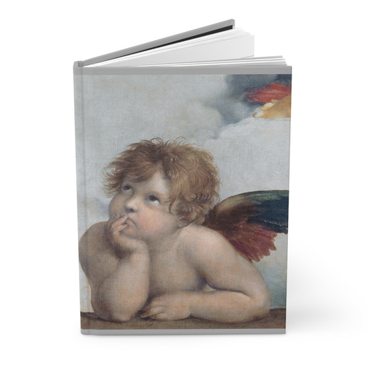 Sistine Angels Hardcover Journal 150 Page Lined Notebook Hardcover Journal Journal Notebook Office Accessory Office Products Office Supplies Hardcover Journal